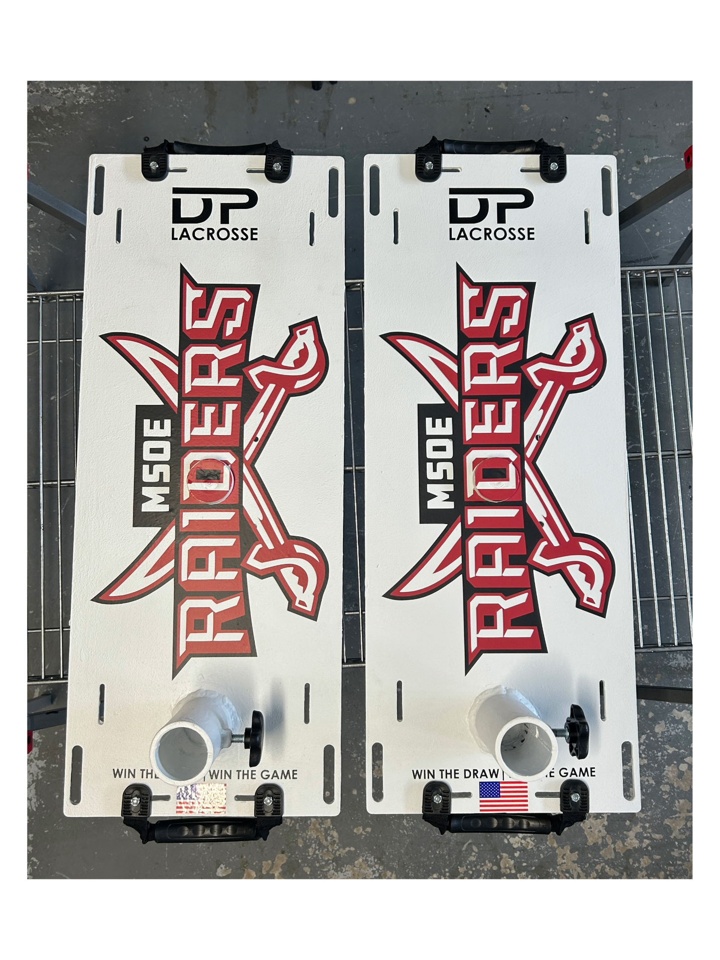 Custom Color Paint & Logo Option For The Draw Pro Lacrosse Trainer