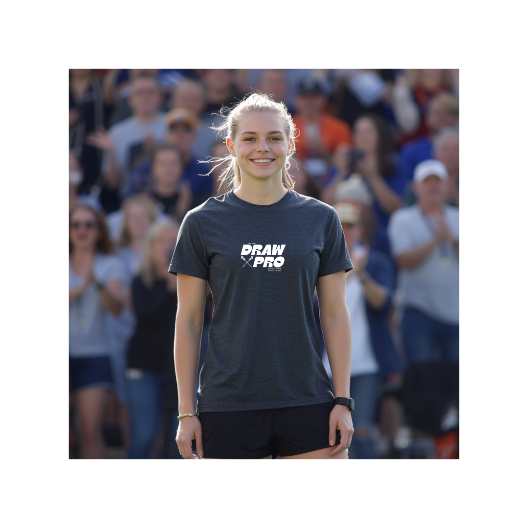 Draw Pro Lacrosse Summer T Charcoal